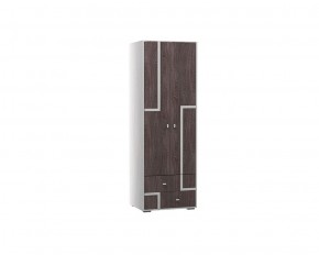 Шкаф 670 мм 2-х дверный для одежды Омега 16 (штанга) в Ивделе - ivdel.mebel-e96.ru